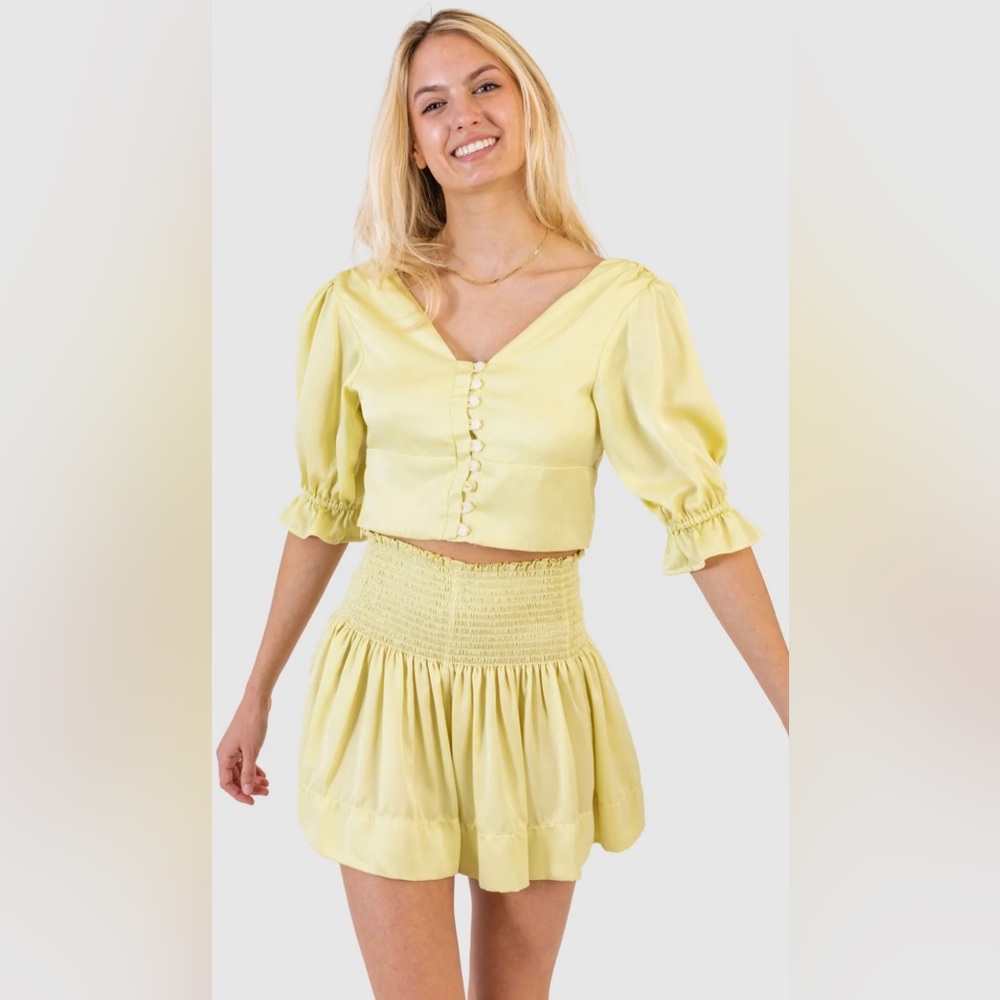 Shop KOCH Erica Skirt Pineapple Polysatin